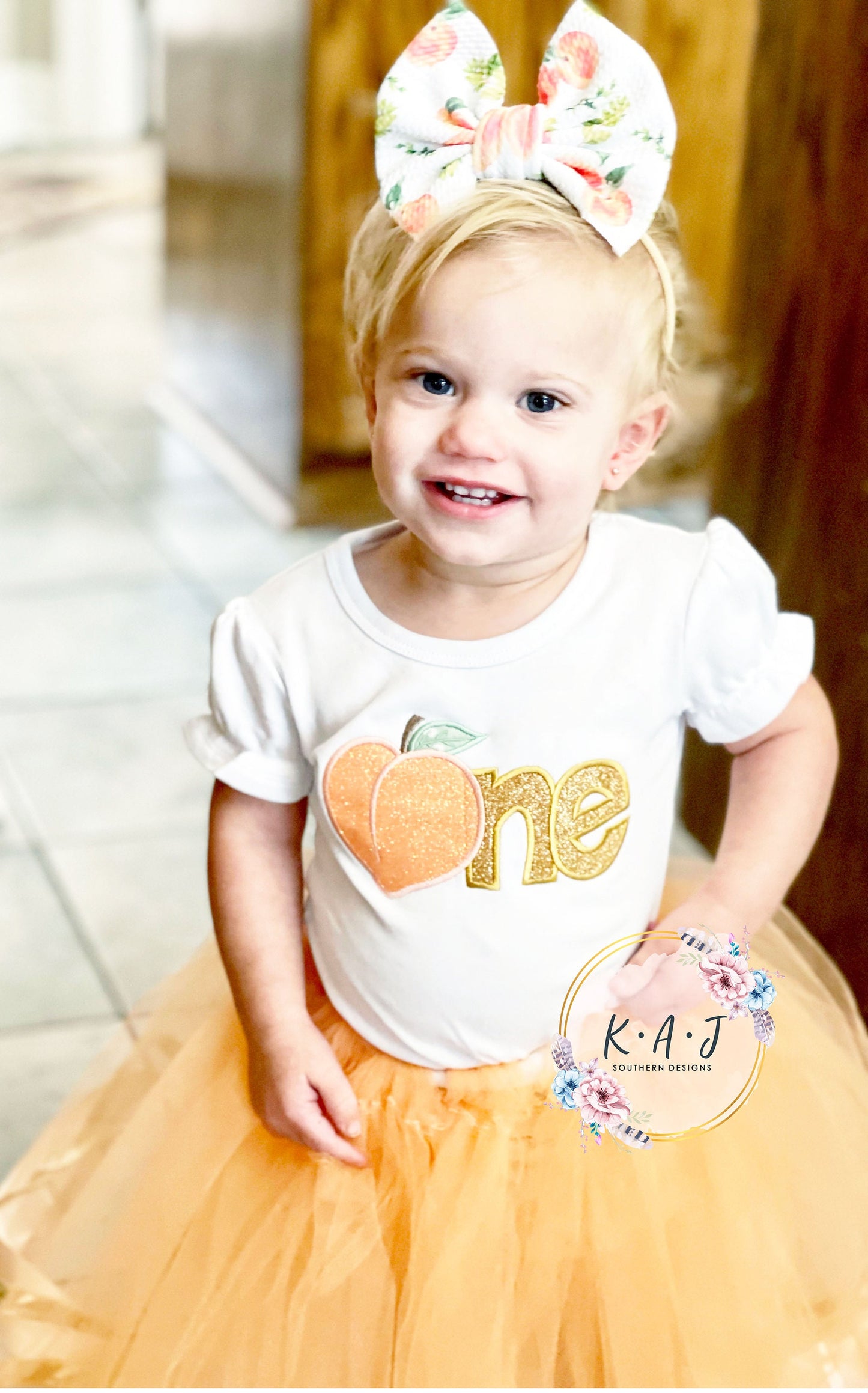 One Sweet Peach Birthday Shirt
