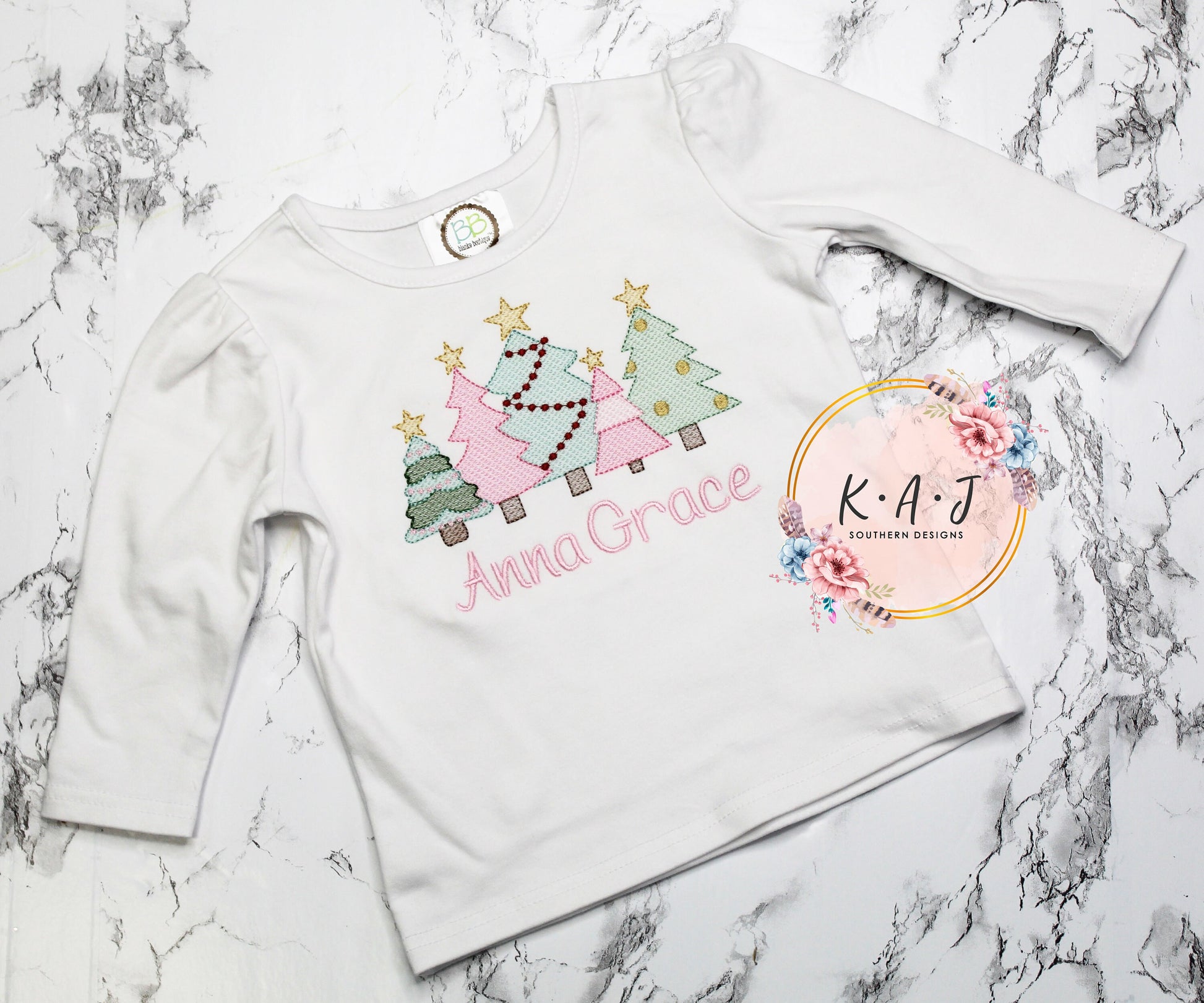 Christmas Shirt | Girly Christmas Shirt | Christmas Tree Shirt | Santa Pictures | Colorful Tree Christmas | Christmas Gift | Girls Gift