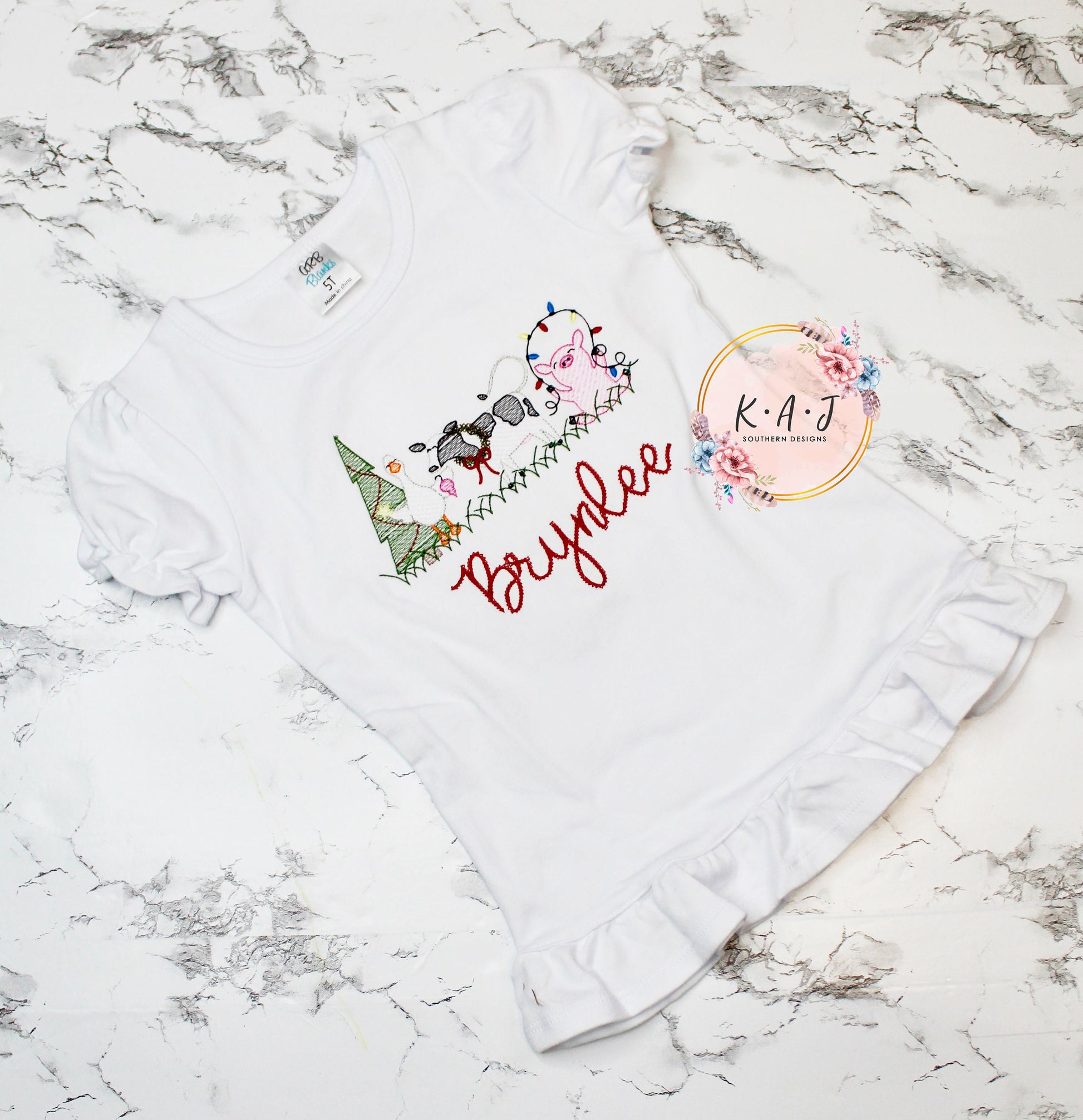 Farm Animal Christmas Shirt | Christmas Farm Shirt | Christmas Cow | Christmas Pig | Christmas Duck | Farm Animal Christmas | Christmas Cow