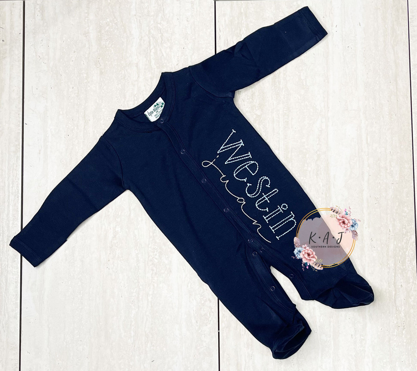 Infant Sleeper | Newborn Coming Home Outfit | Boy Sleeper |Boy Coming Home Outfit | Baby Outfit | Baby Sleeper | Monogrammed Baby Sleeper