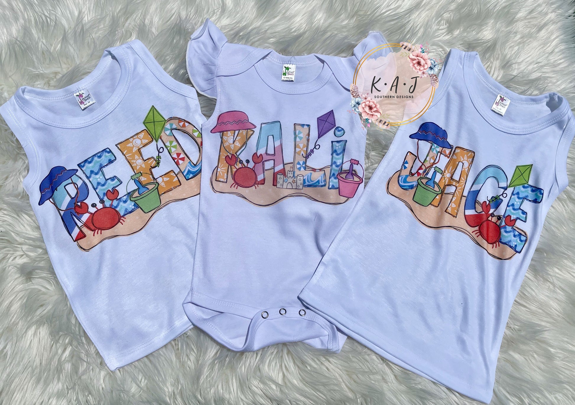 Beach Name Shirts,Kids Name Shirt,Beach Theme Tank,Beach Team Shirt,Sibling Beach Tanks,Sibling Name Tanks,BeachTanks,Kids BeachTank