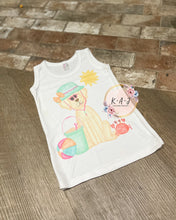 Load image into Gallery viewer, Beach Puppy Shirt,Yellow Lab Shirt,Beach Shirt,Girls Beach Tank,Girls Tanktop, Infant Tanktop,Infant Beach Tank
