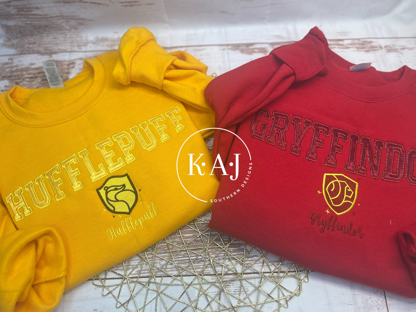 Hufflepuff Sweater,Hogwarts House Sweater,Red Sweatshirts,Potter Head Apparel,Potter Head