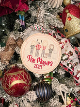 Load image into Gallery viewer, 2021 Family Sketch Embroidery Ornaments
