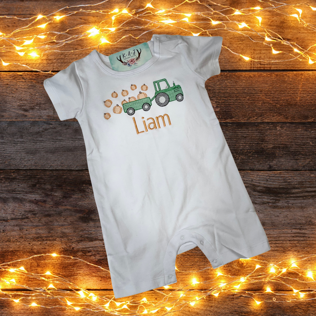 Pumpkin Tractor Shirt