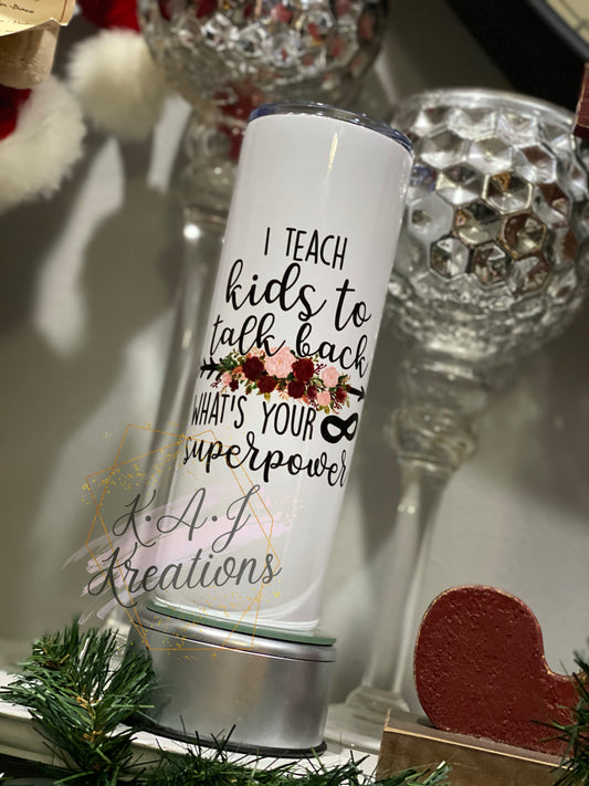 Speech Therapist Tumbler