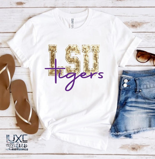 Sequin Tigers Tee