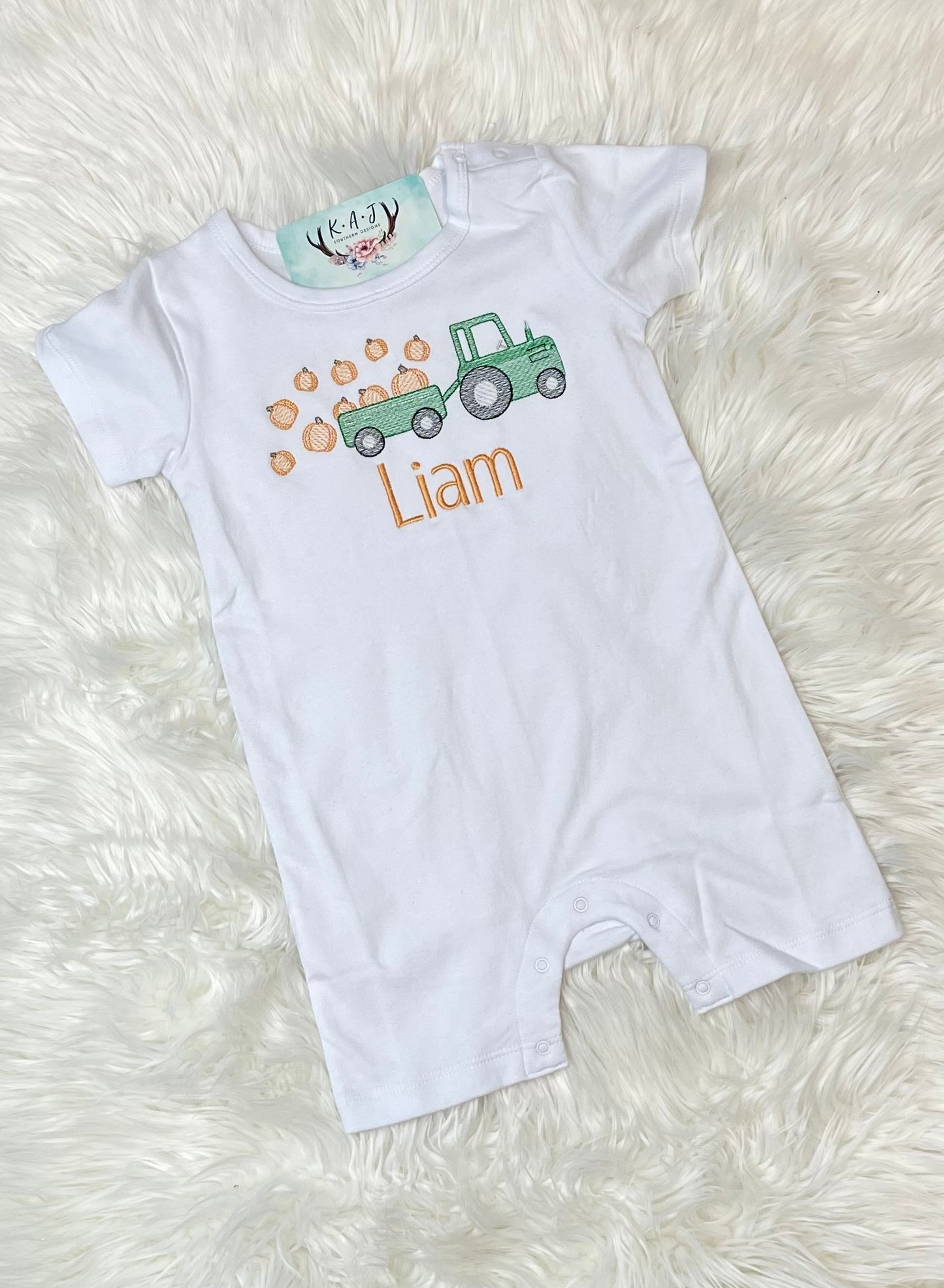 Pumpkin Tractor Shirt