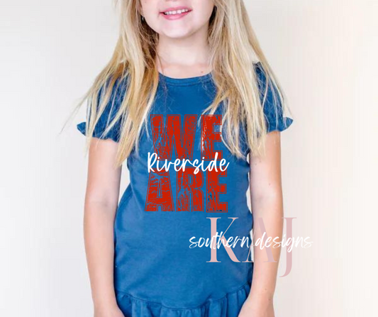 We are Riverside Girls Ruffle TShirt